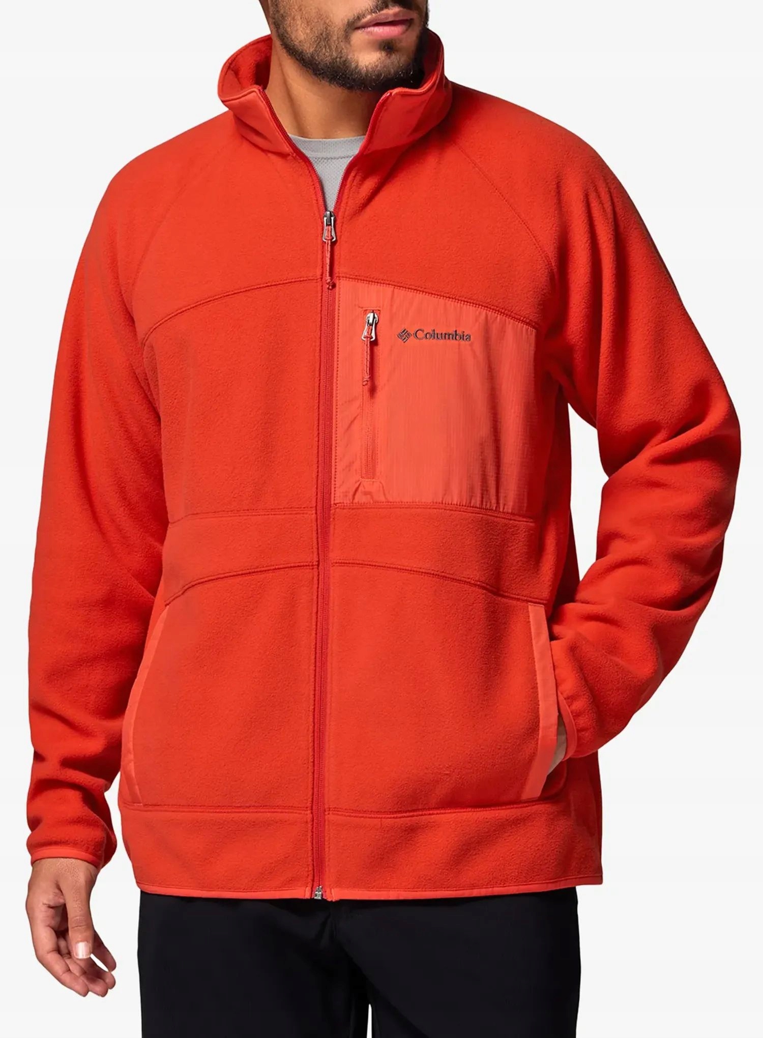 Fleecová Mikina Columbia Fast Trek Overlay Full Zip – sonic/zing S