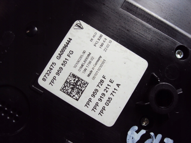 лампочка Обшивка потолка PORSCHE PANAMERA 970 2013 r