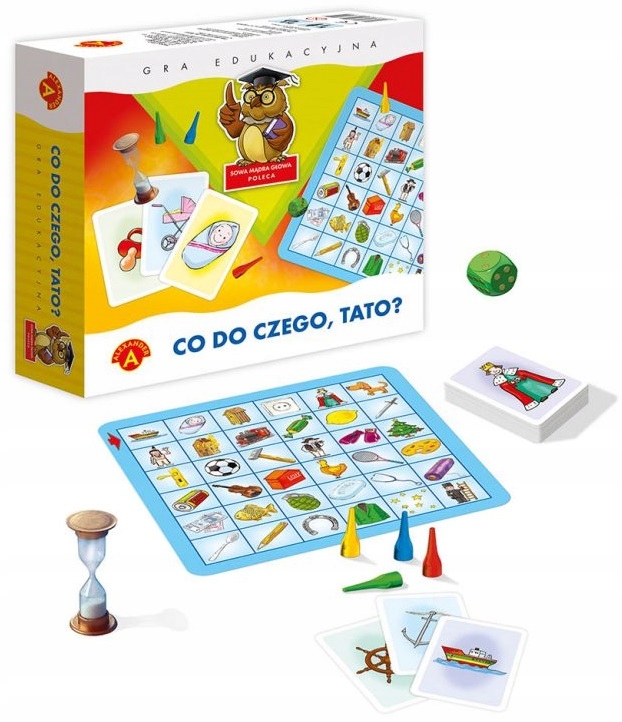 GRA EDUKACYJNA CO DO CZEGO, TATO? SOWA MĄDRA GŁOWA