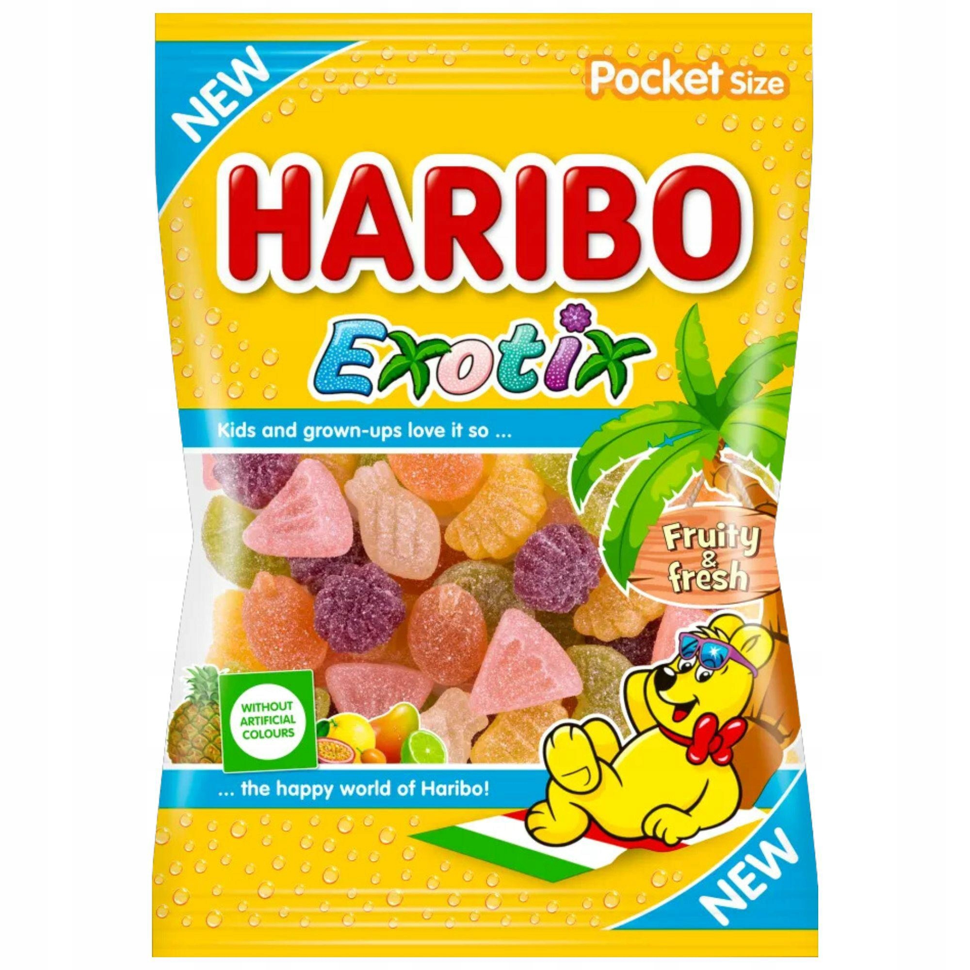 24 Sztuki Haribo Żelki 80G Exotix