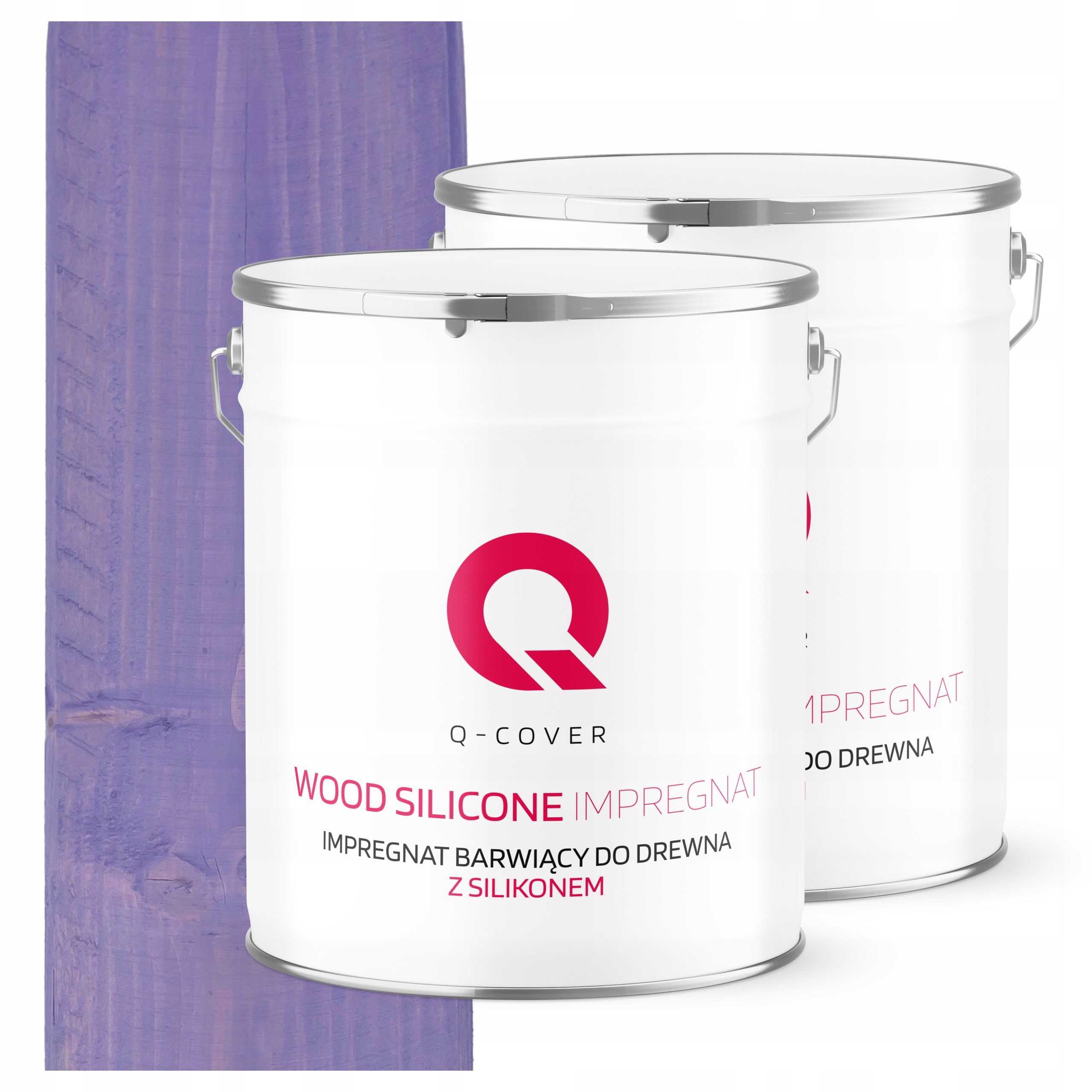 Impregnácia Na Drevo Extra Farba So Silikónom Farba Trvanlivá Levanduľová 5 L