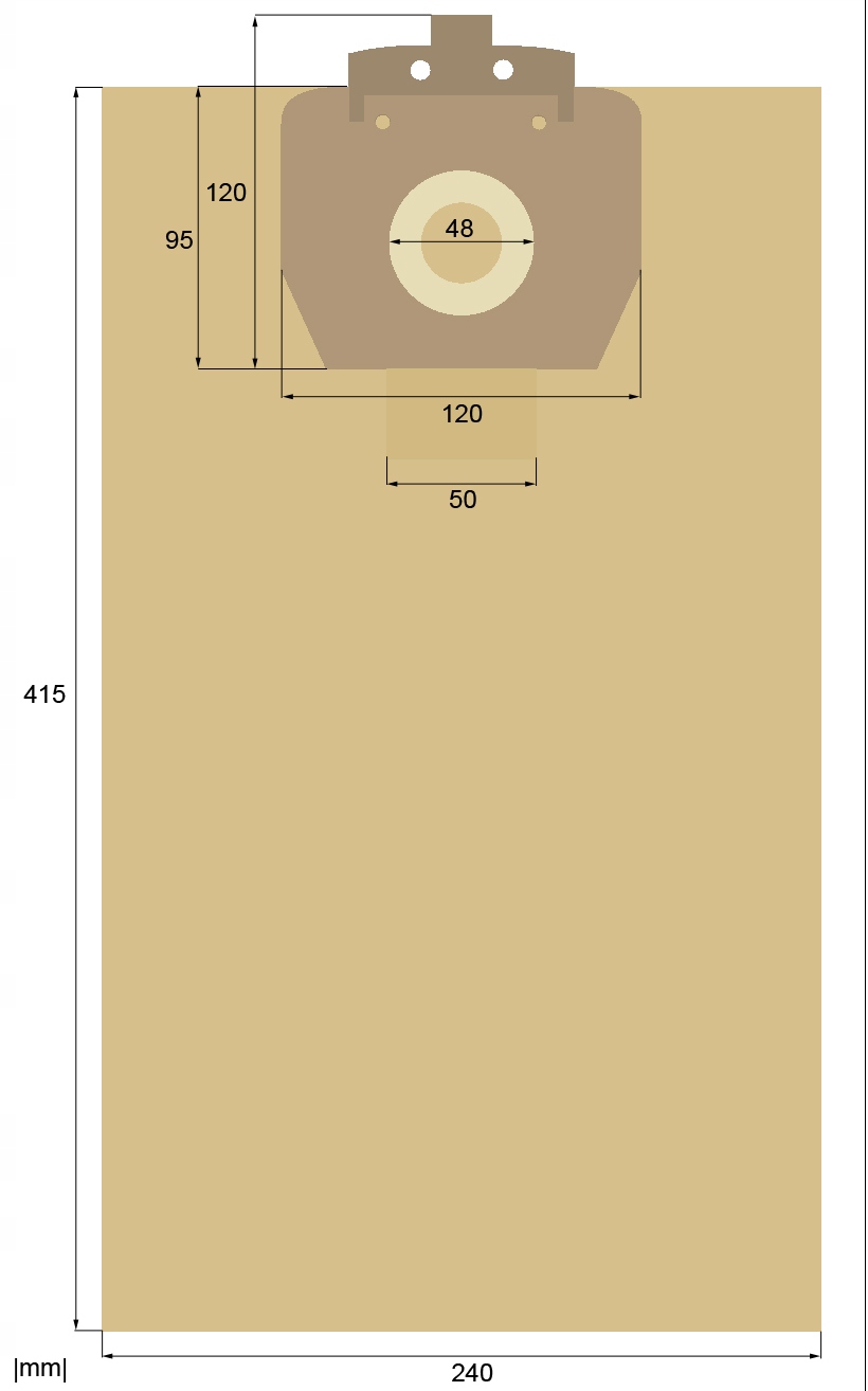 10x Worki do odkurzacza, PAPIEROWE - VENTO 8, CLEANFIX, TASKI, BORA Typ worka papierowy