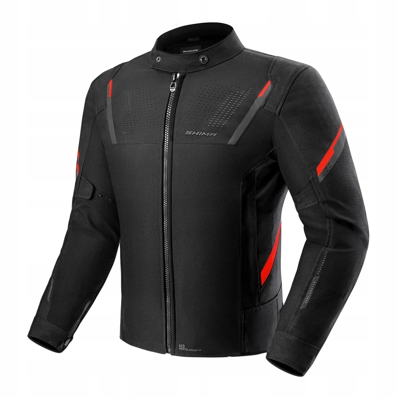 Motocyklová bunda Shima Rush 3.0 G2 Red čierna červená Darčeky