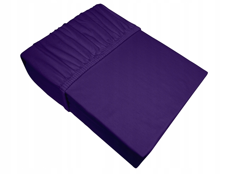

Prześcieradło Jersey z gumką 120x200 Śliwka 20cm