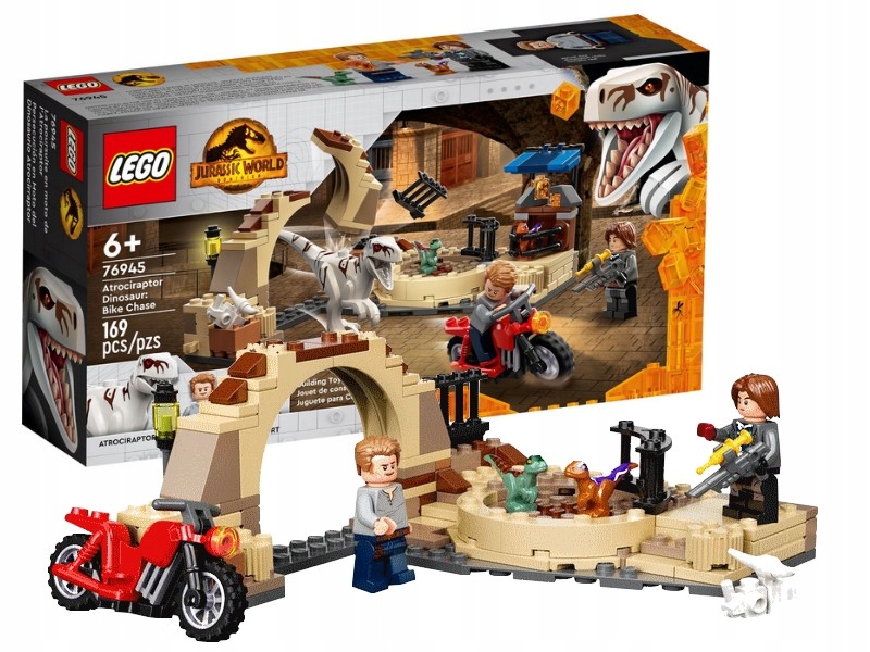 

Lego Jurassic World 76945 Atrociraptor Pościg Na M