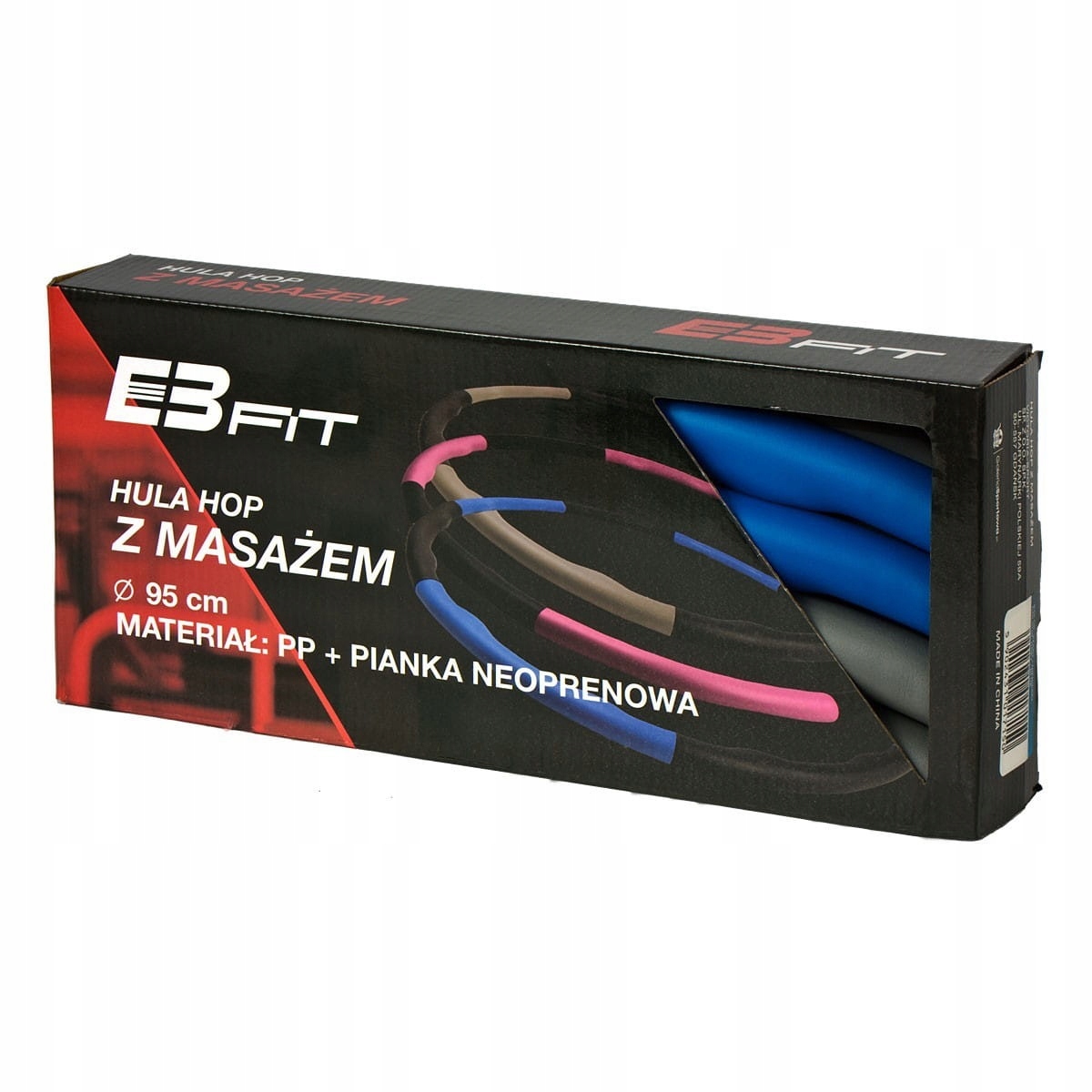HULA HOP ODCHUDZAJĄCE Z MASAŻEREM ĆWIECZENIA FITNESS PILATES 95cm EB FIT Cechy dodatkowe składane
