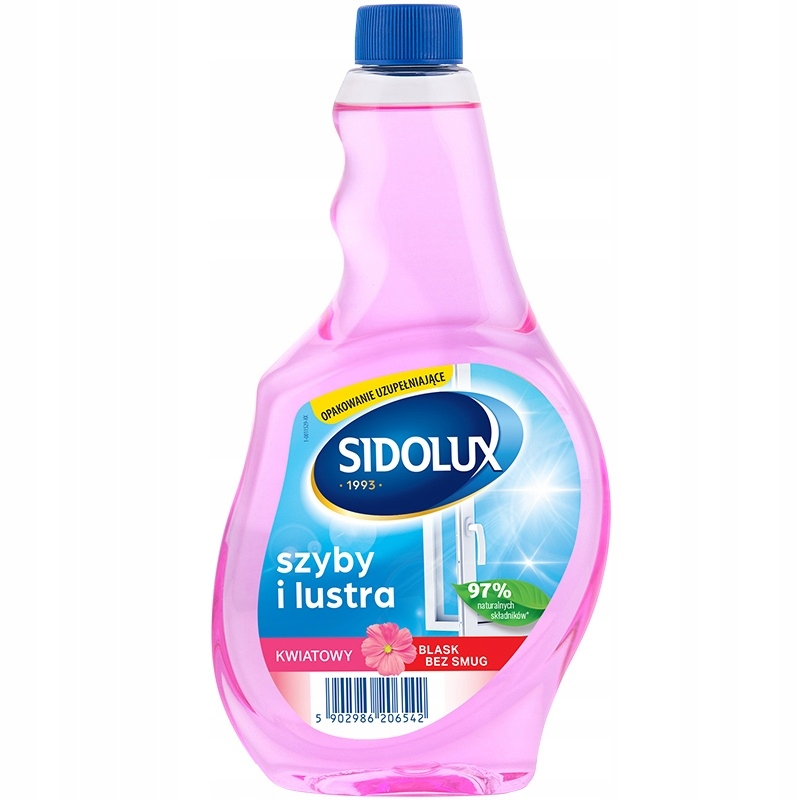 

Sidolux Crystal Płyn do szyb Flower Zapas, 500 ml