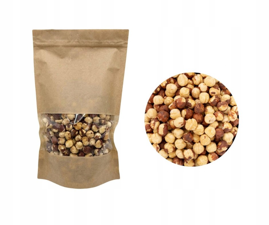 Levně Lískové ořechy Pražené 1 kg čerstvé 1000 g Křupavé přírodní Bez Soli