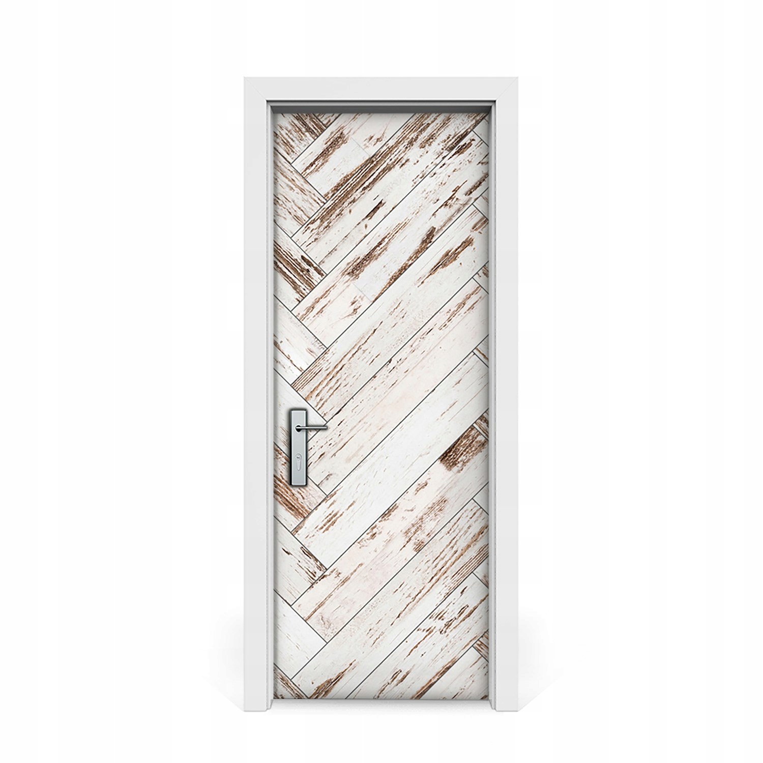 

Naklejka na drzwi okleina Drewniana podłoga 75x205