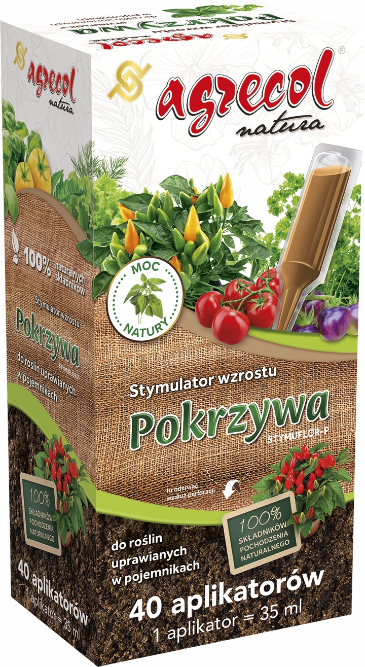 Kopřiva Stimulátor Růstu aplikátor 35 ml x 40 ks Agrecol houbové choroby