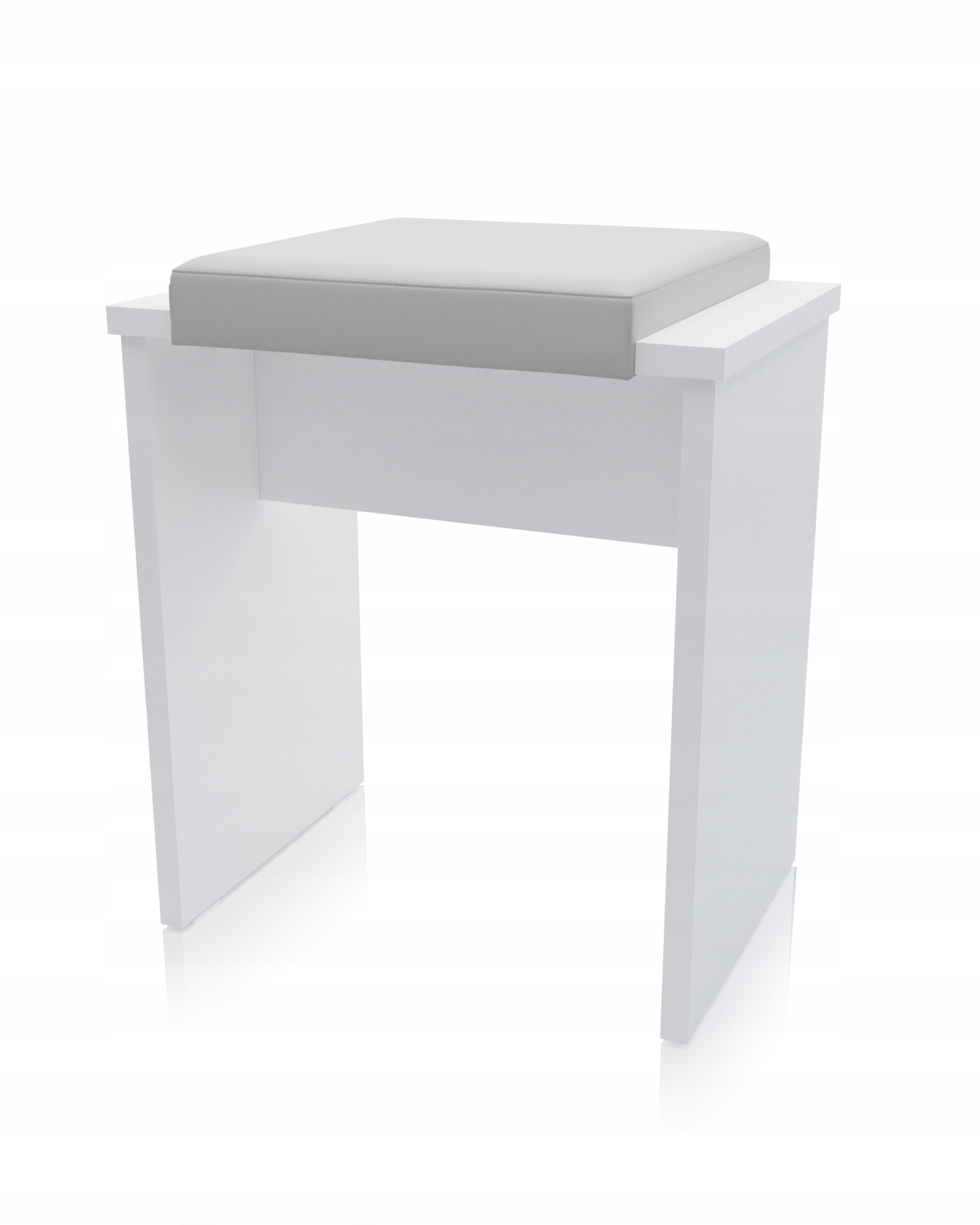 

Taboret Simple Stołek Siedzisko Do Toaletki Białe