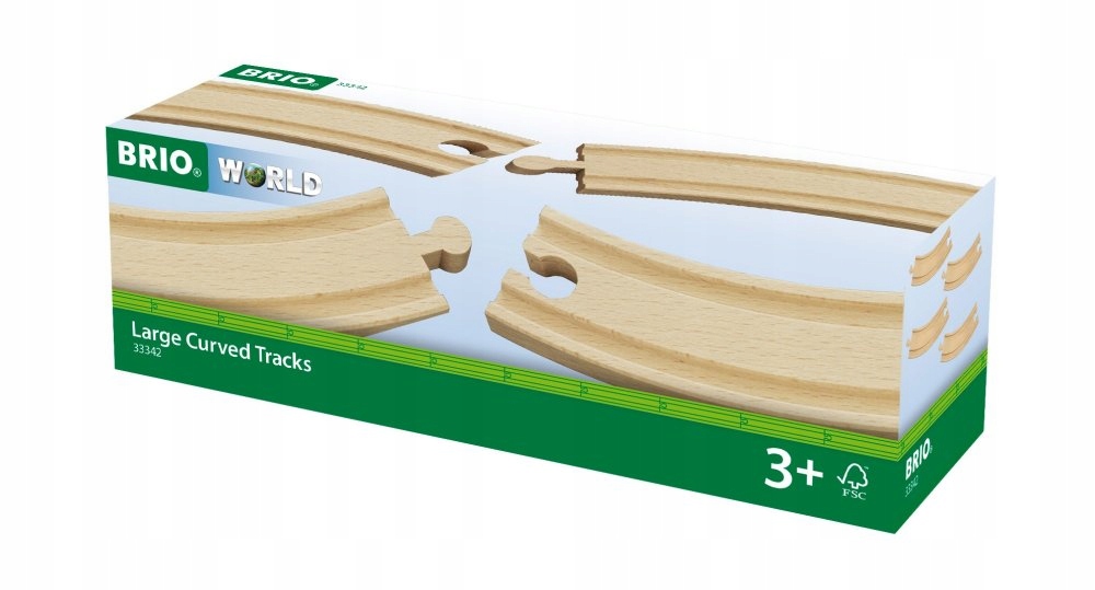 BRIO World Długie Tory Zakręty
