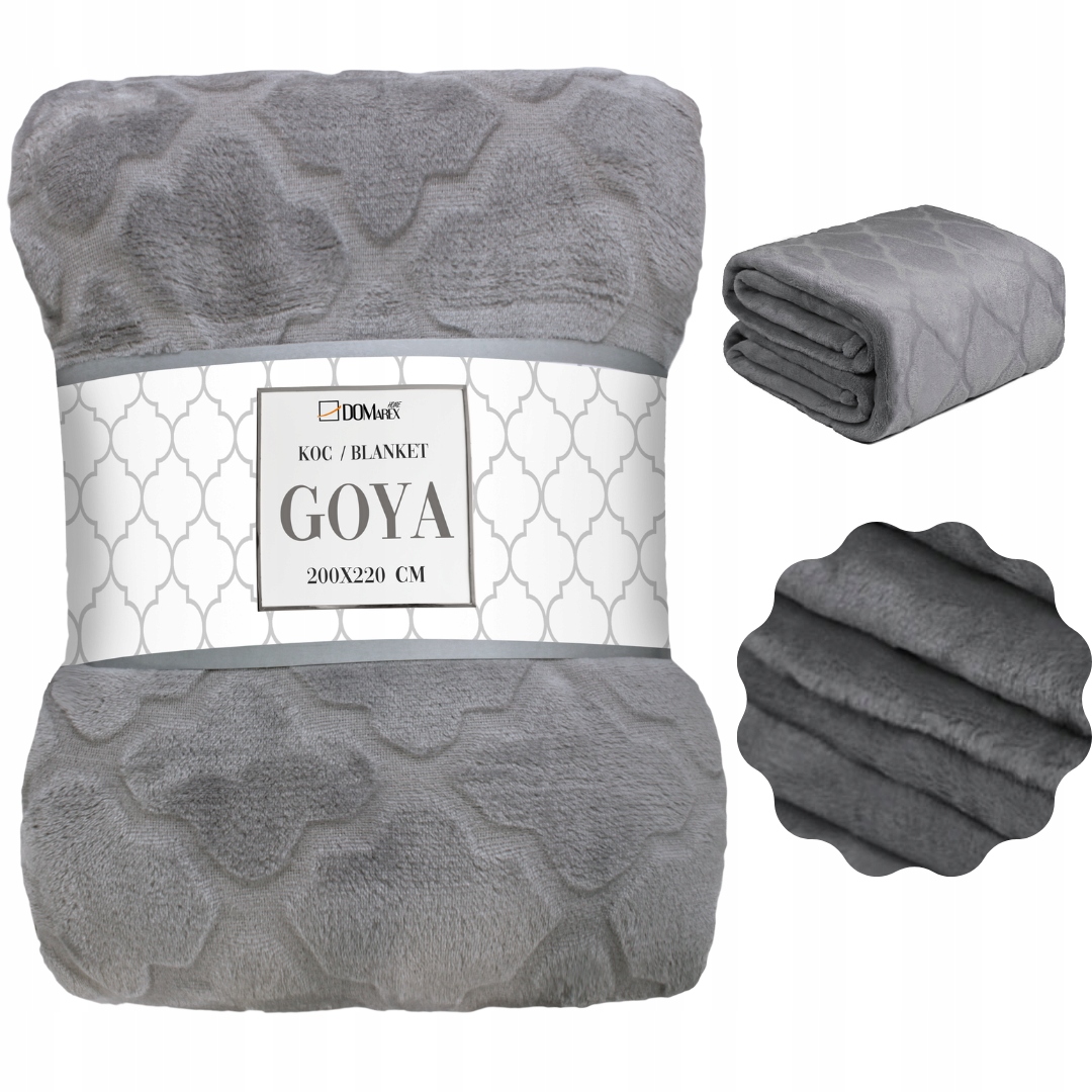 

Koc Narzuta Pled Z Mikroflaneli Miękki 200x220 CM