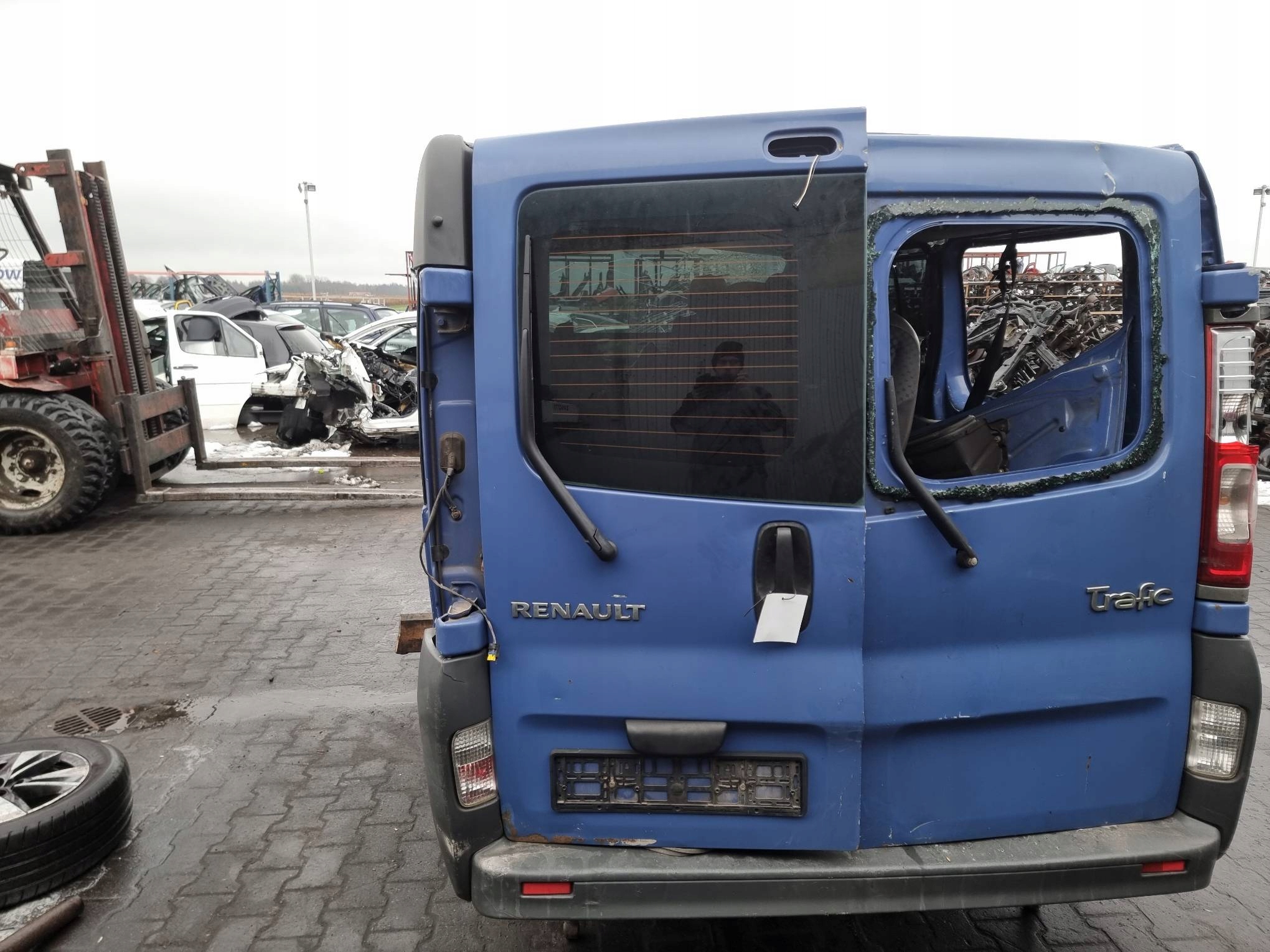 Tür links heck OV489 RENAULT TRAFIC II