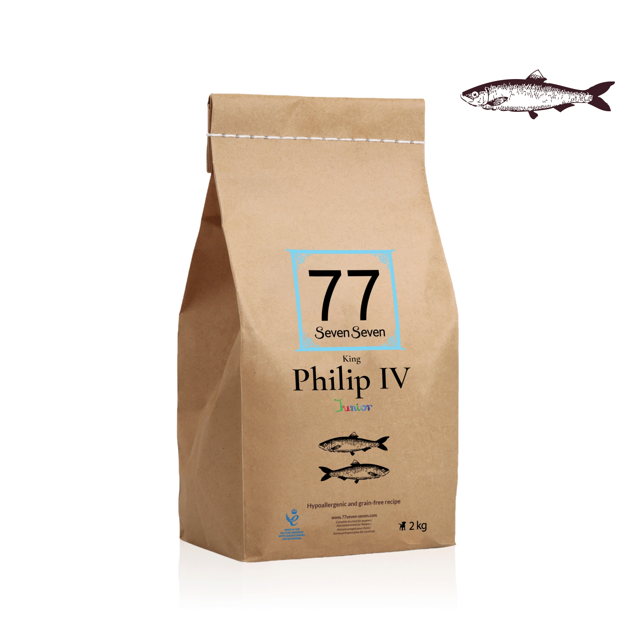 Junior Philip IV 2kg z łososiem 77 Petfood