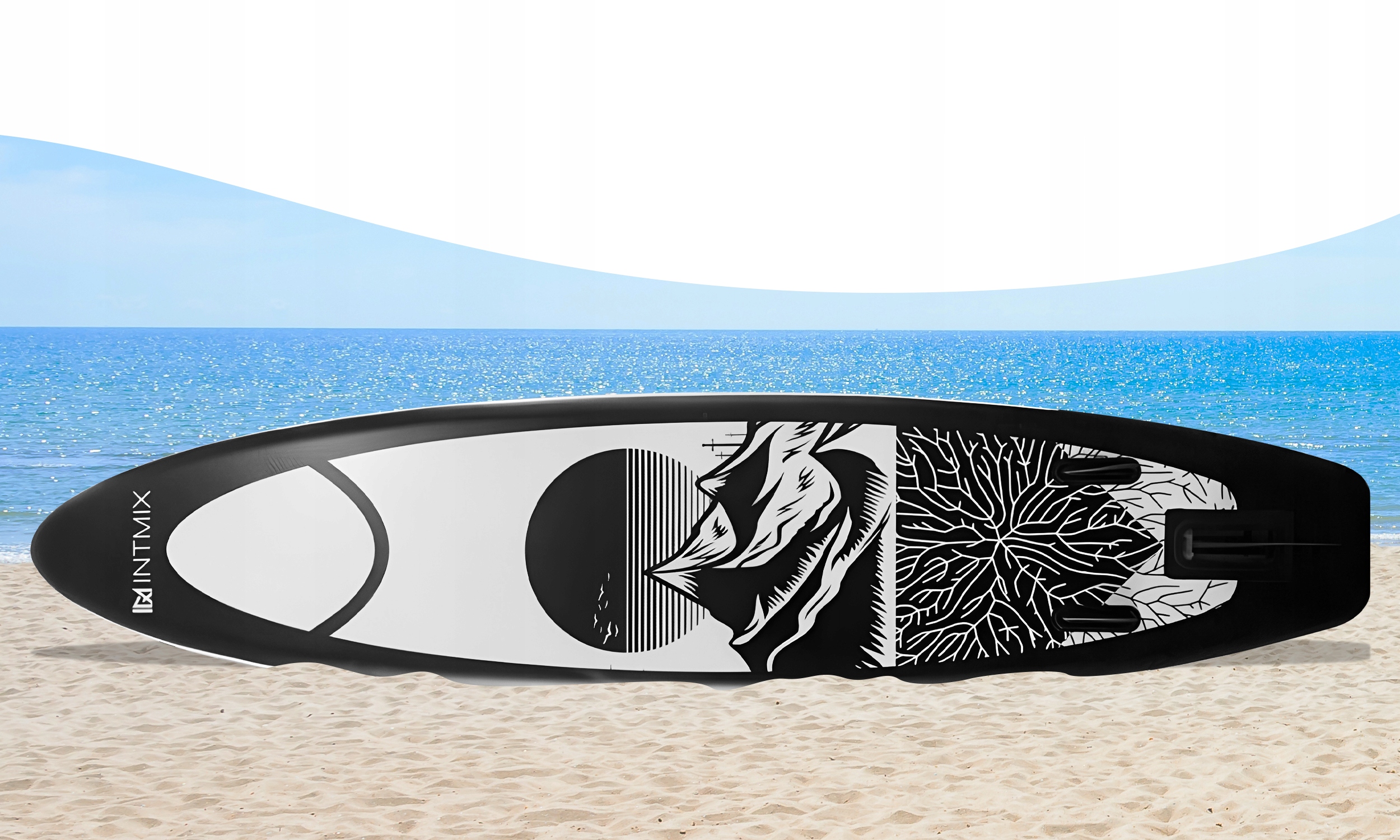 DESKA SUP DO PŁYWANIA 350 CM POMPOWANA DMUCHANA STAND UP PADDLE Z WIOSŁEM Stan opakowania oryginalne