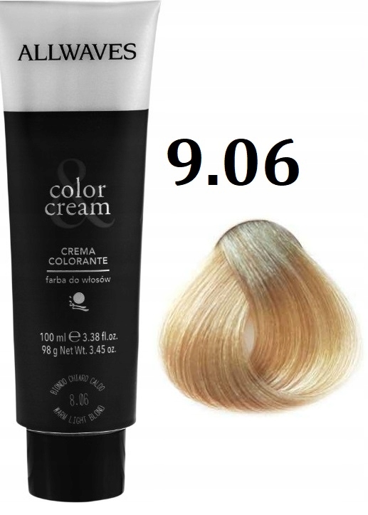 

Allwaves farba do włosów profesjonalna 9,06 100ml