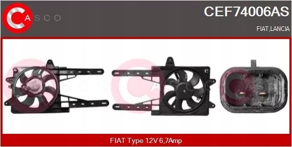 CEF74006AS/CSC WENTYLATOR CHLODNICY