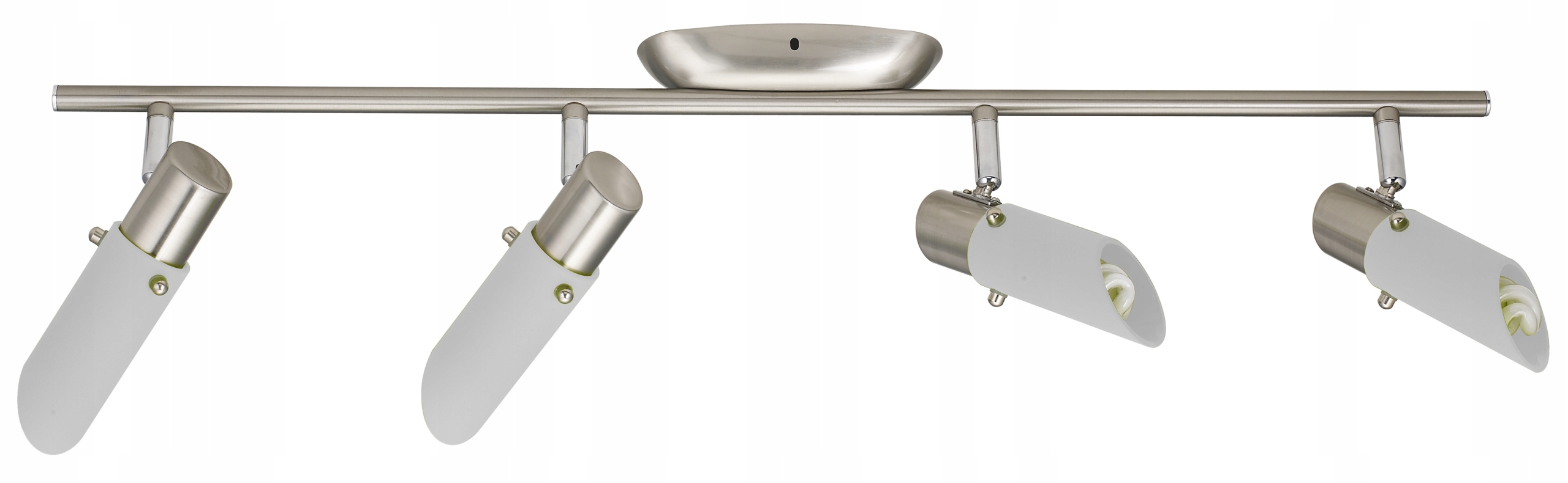 Lampa Lišta 4X9W E14 Energeticky Úsporná Nikl Mat