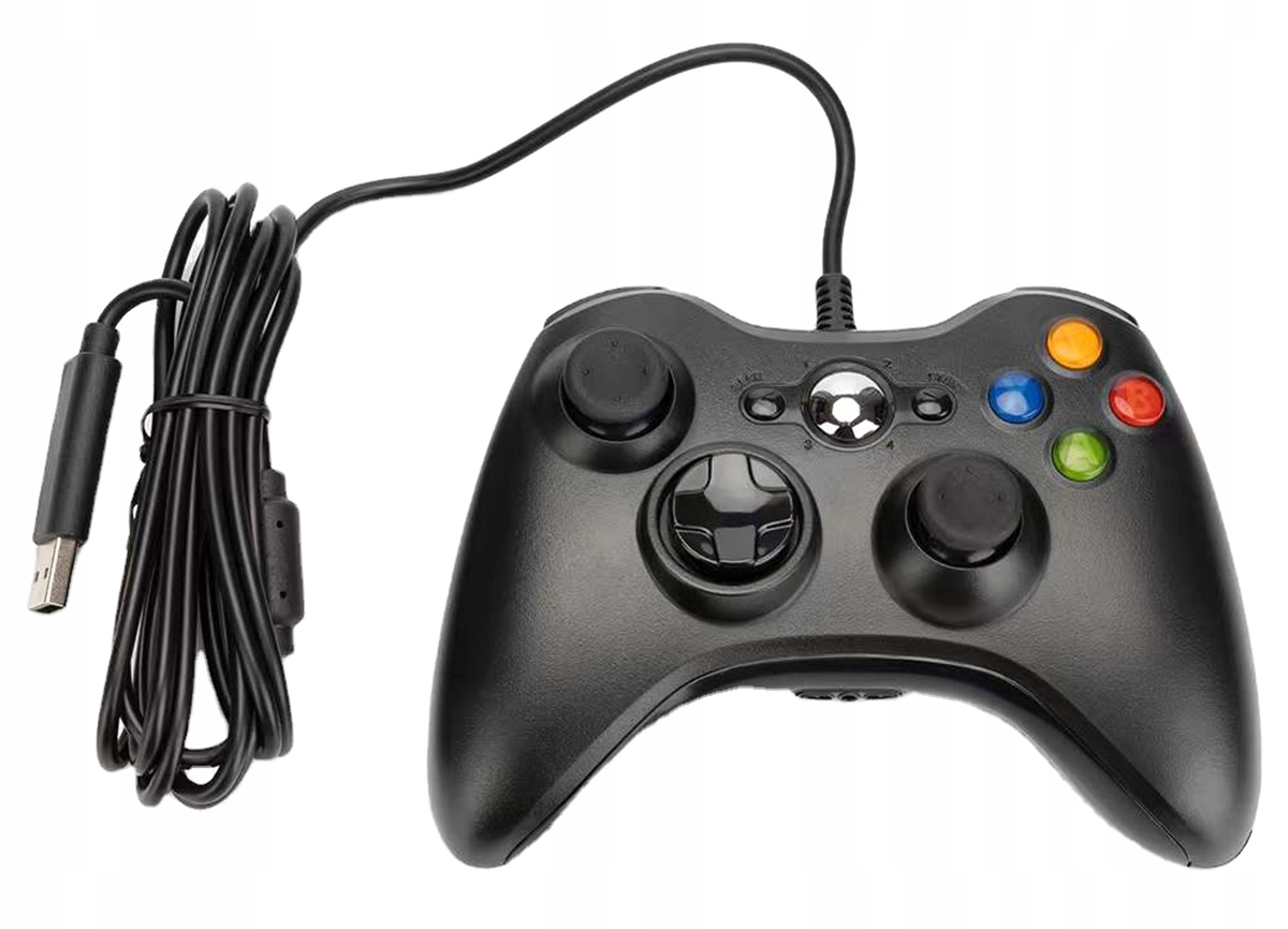 PAD GAMEPAD KONTROLER DO XBOX 360 PC PRZEWODOWY USB WIBRACJE X360 KX13 Marka Aptel