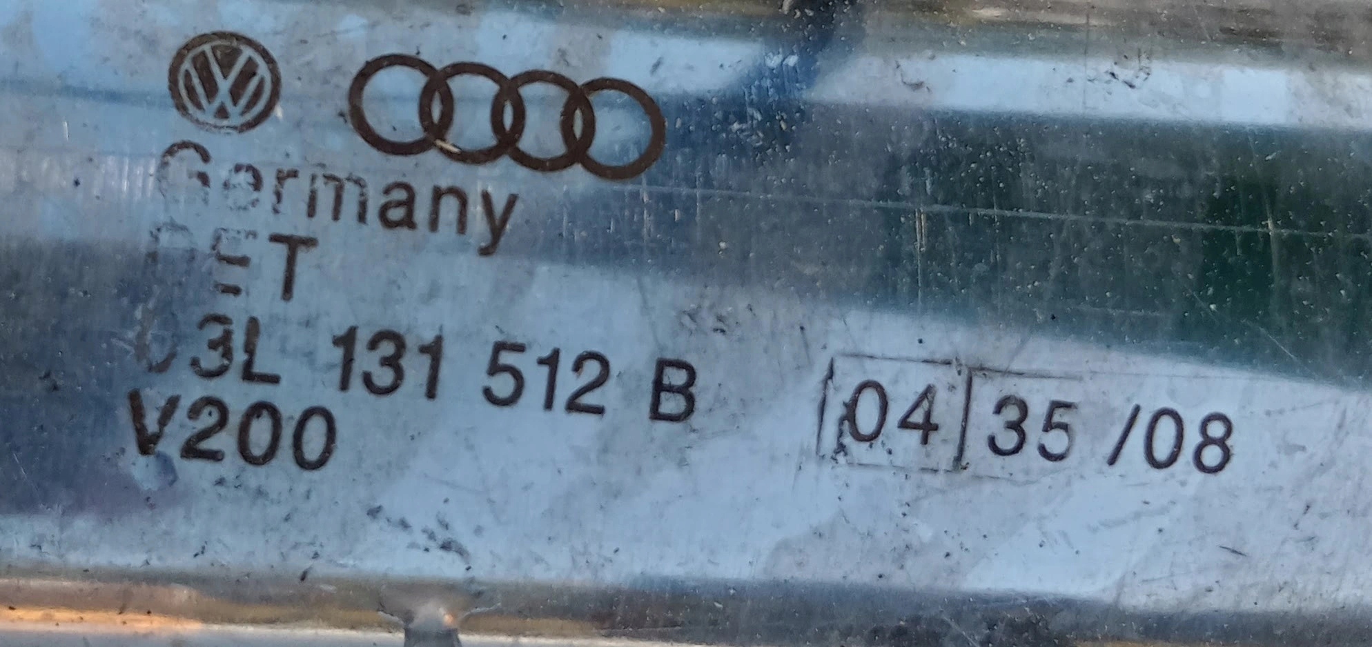 Abgaskuehler AGR AUDI 2,0 TDI BMM 03G131512B