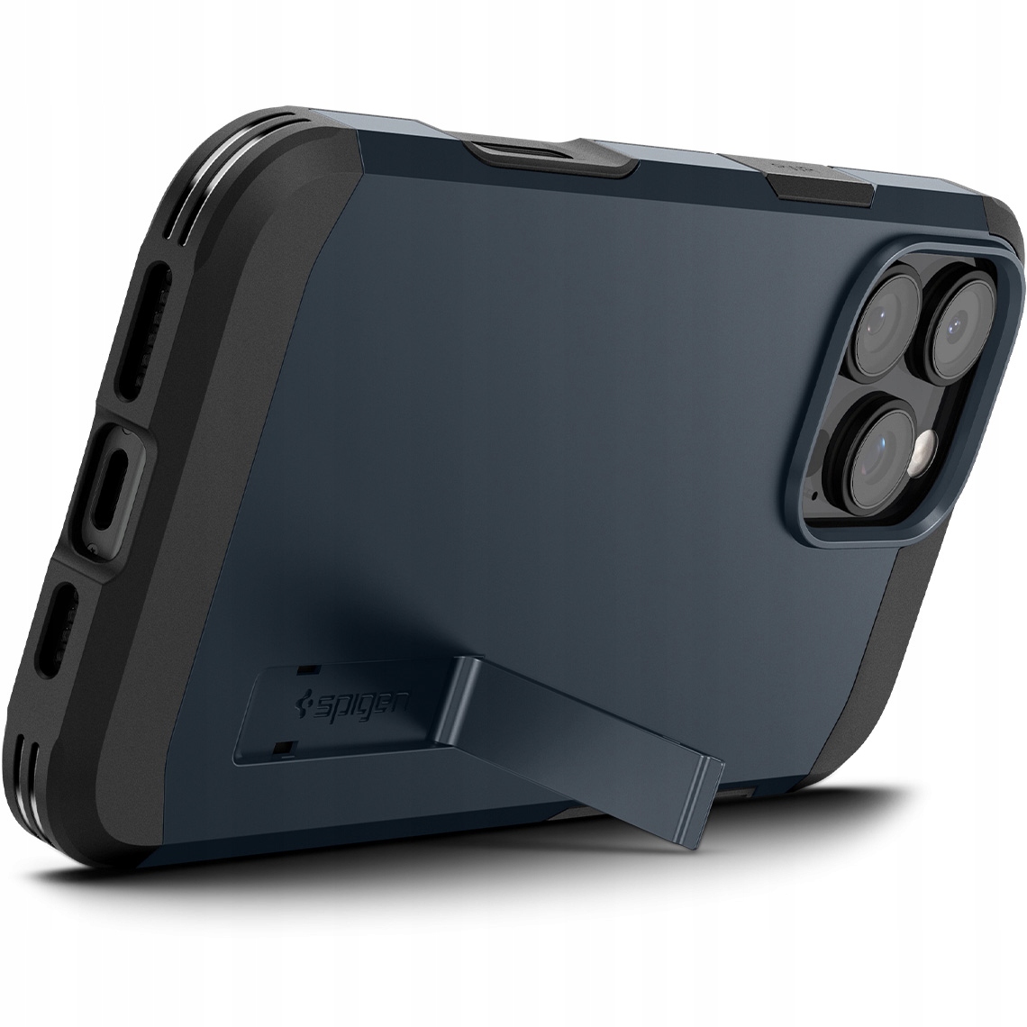 Pouzdro Spigen pro iPhone 16 Pro Max s MagSafe krytem tlačítka, pouzdro se stojánkem