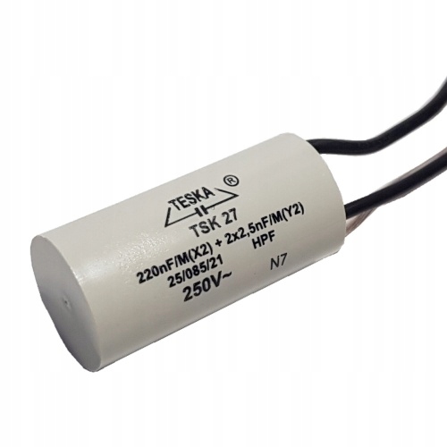 

0.22uF 2x2.5nF 250V Kondensator TSK27 Teska