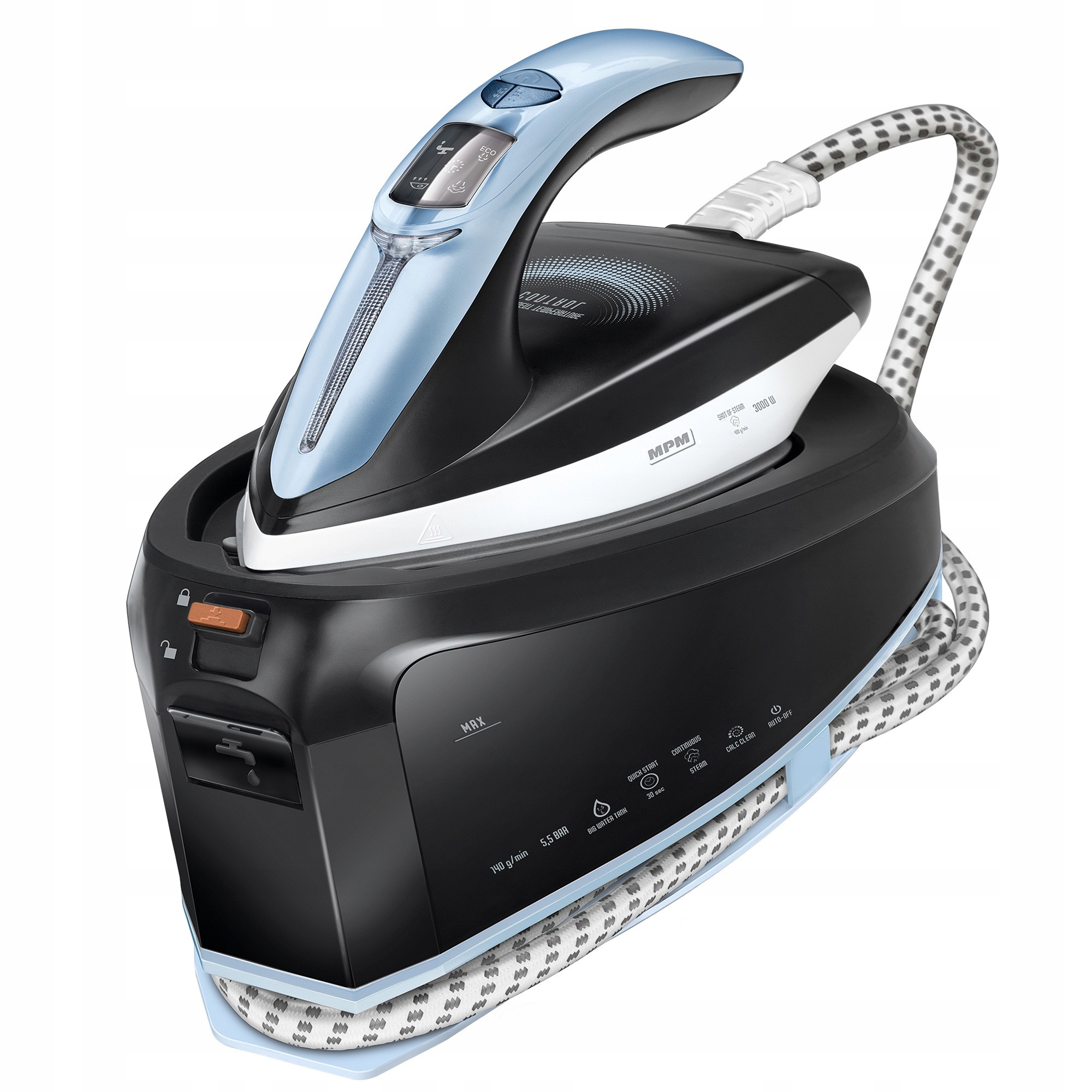 Žehlička s parním generátorem 3000 W, výkonná Mpm MZE-23