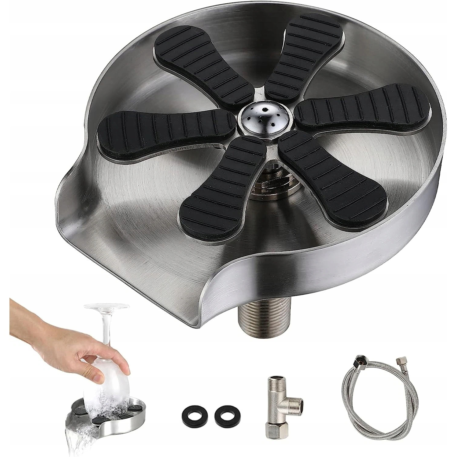 Automatická Myčka Nádobí Na Dřez S Výplachem Sklenic 360° Pro Šálky