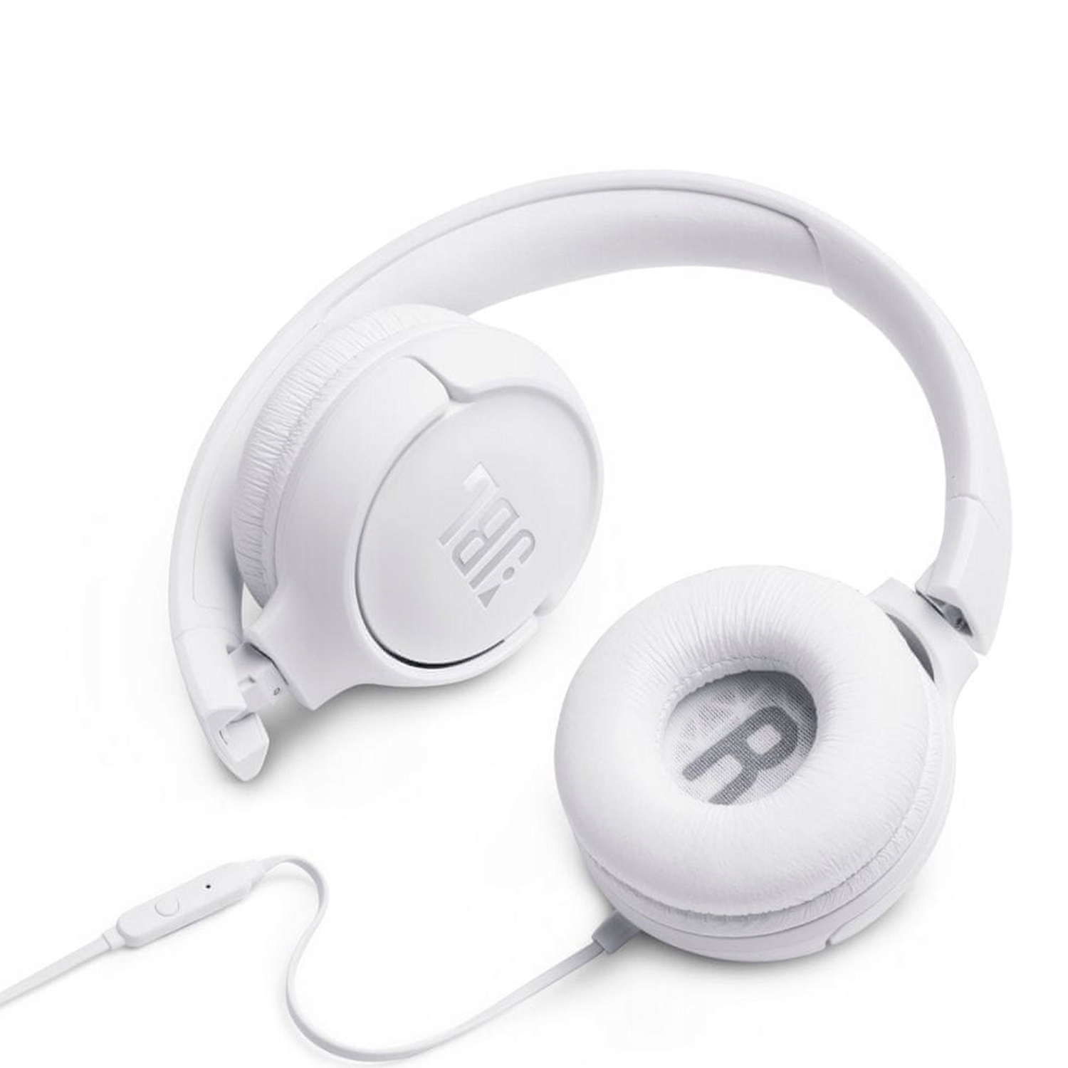 SŁUCHAWKI PRZEWODOWE JBL TUNE 500 PURE BASS BIAŁE NAUSZNE Z MIKROFONEM EAN (GTIN) 6925281939938