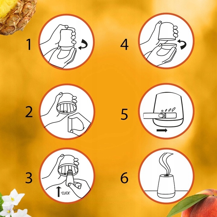 Air Wick Essential Mist MIX Szczęście 20ml x4 Pojemność 80 ml