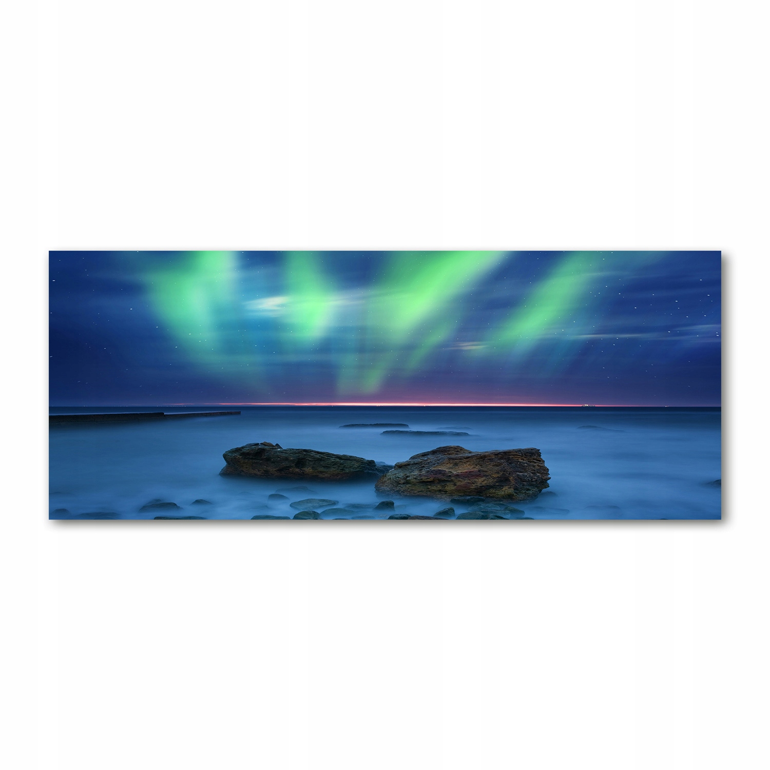 

Foto obraz akryl zdjęcie Zorza polarna 125x50 cm