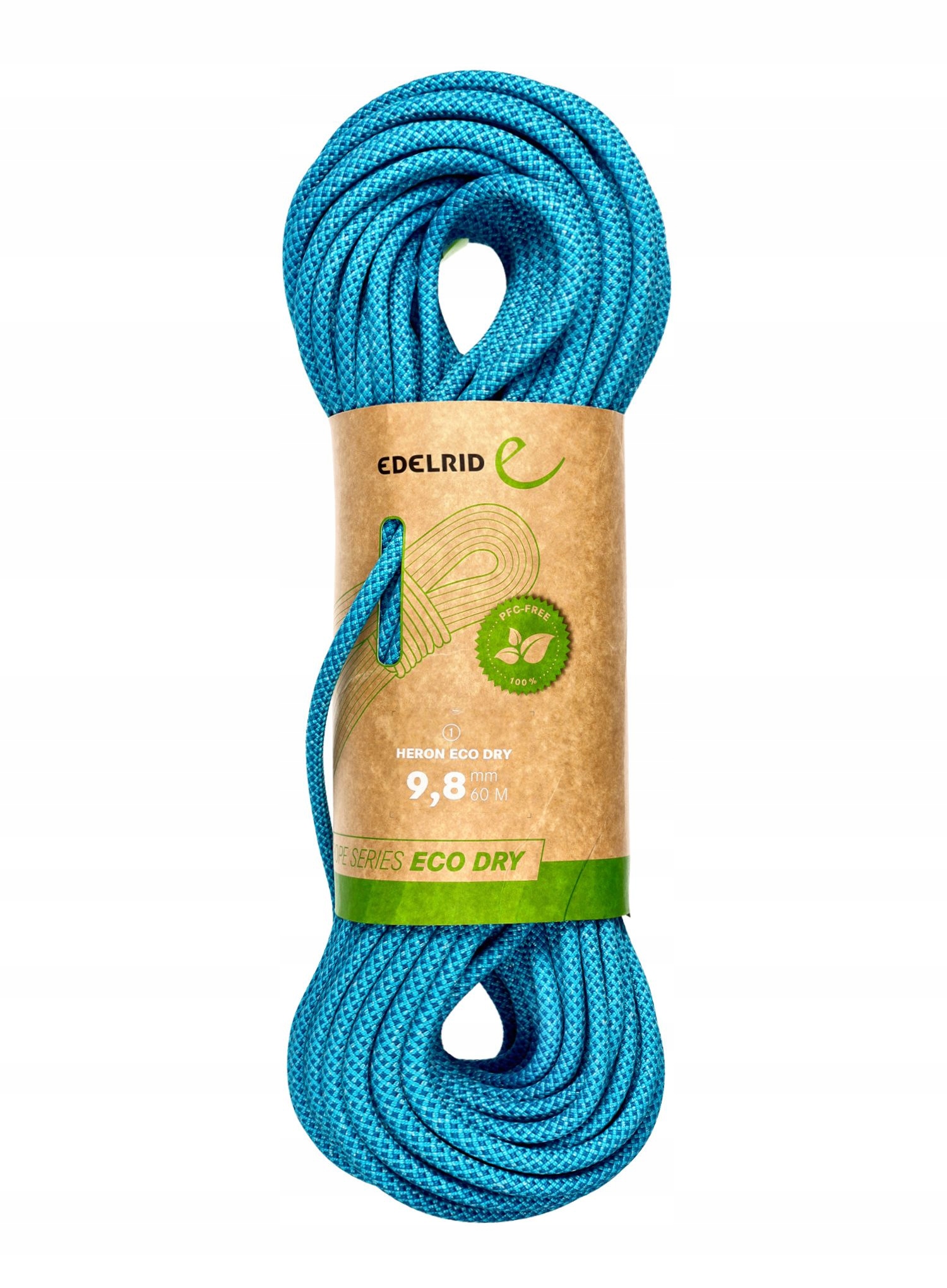 Dynamické lano Edelrid Heron Eco Dry 9,8 mm 60 m icemint