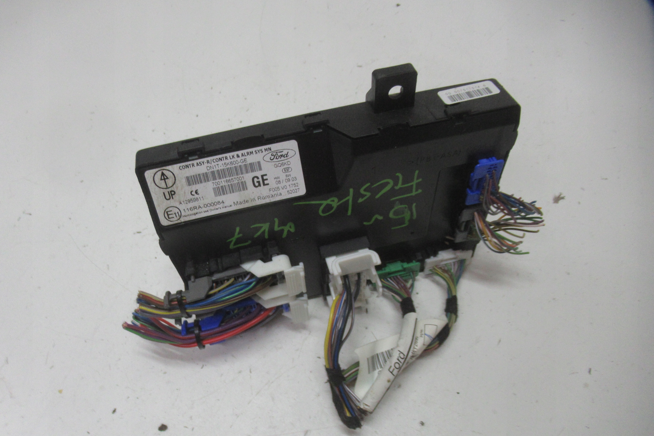 FORD FIESTA MK7 15R module ASY control unit DN1T-15K600-GE