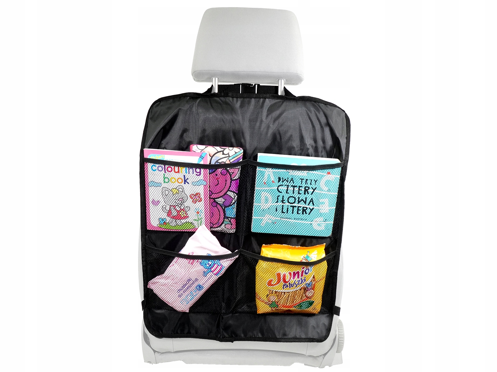 

Organizer na fotel samochodowy pokrowiec do auta