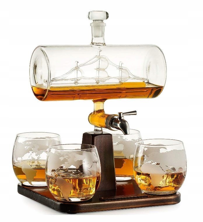 

Zestaw do whisky karafka butelka Statek