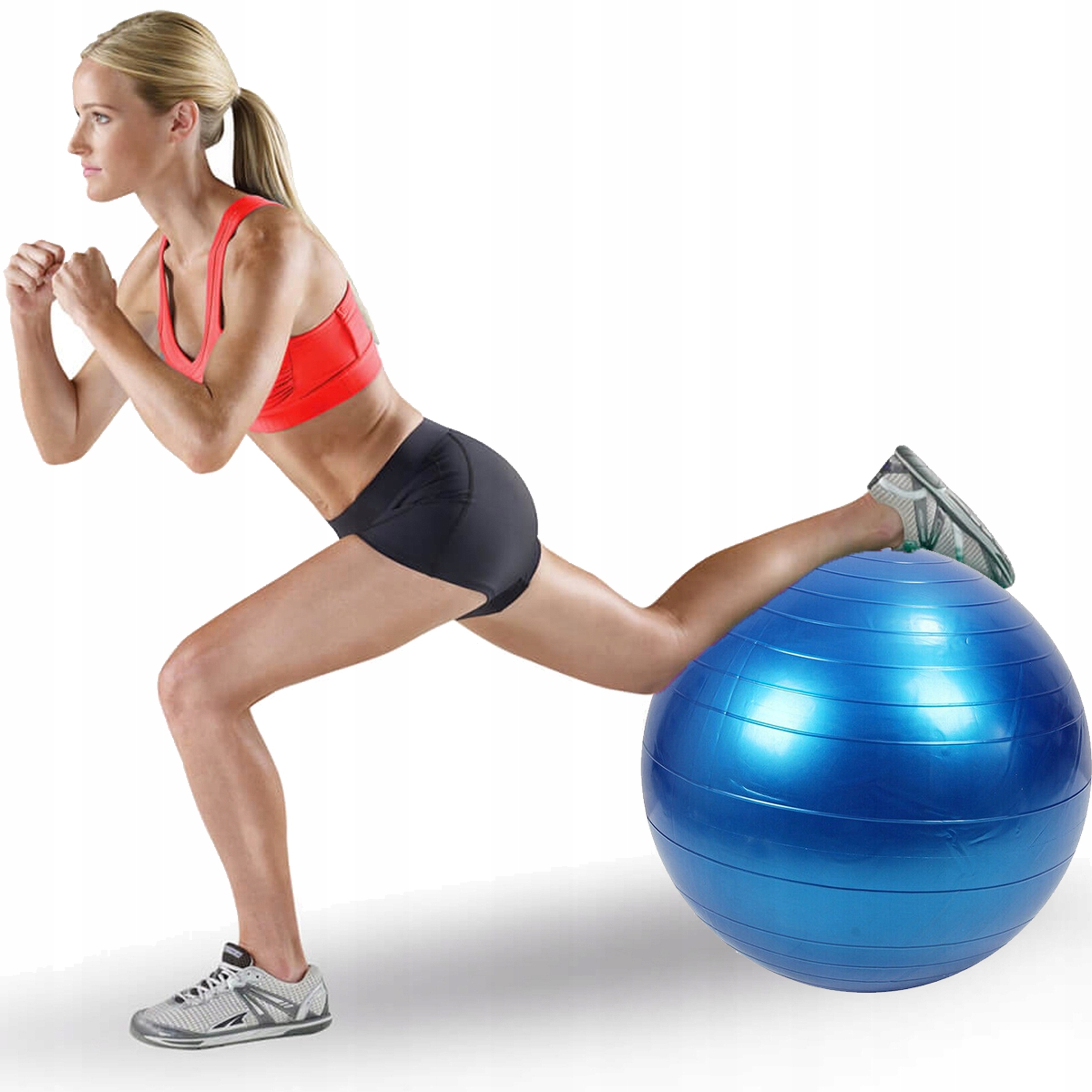 DUŻA PIŁKA GIMNASTYCZNA 65 cm REHABILITACYJNA FITNESS do ĆWICZEŃ + POMPKA Średnica 65 cm