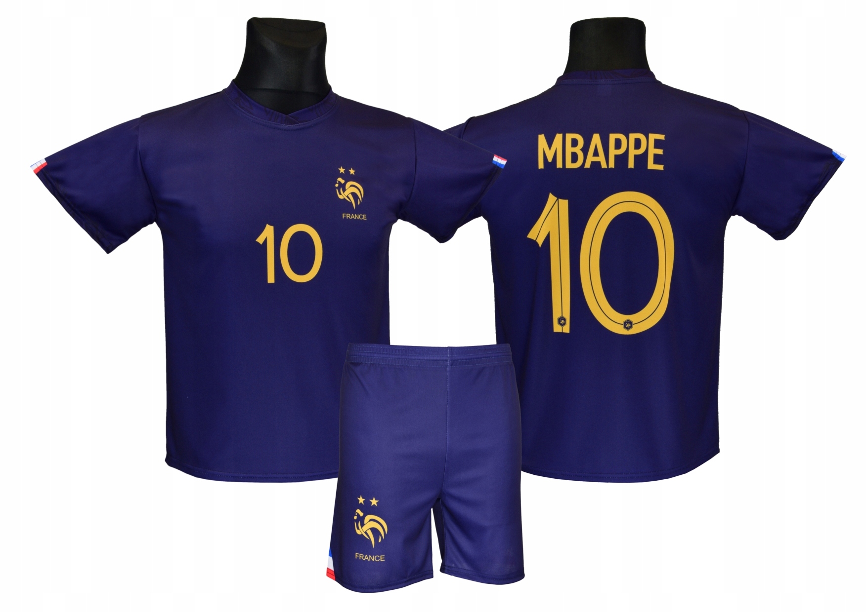 

Mbappe strój koszulka spodenki Francja rozmiar 134