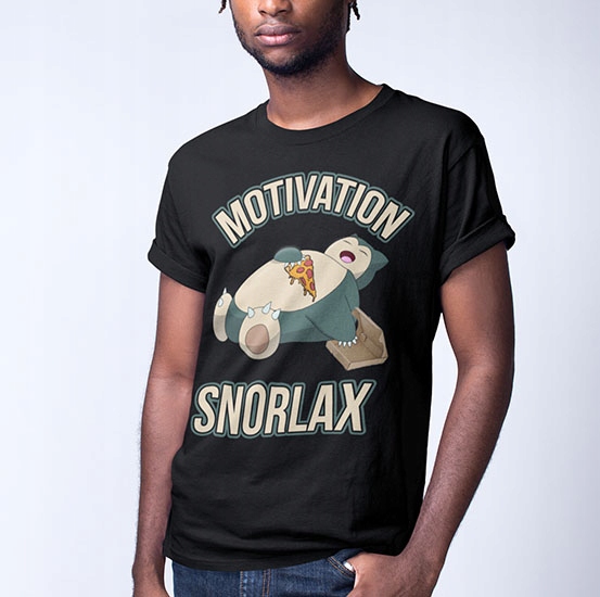 

Koszulka Pokemon Motivation Snorlax