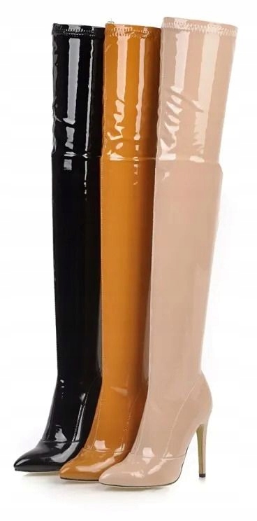 LATEKSOWE KOZAKI NA SZPILCE 11.5cm ALLADIES AS4990 Rozmiar 49