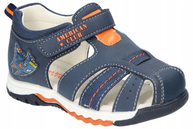 

American XD81 Klapki Sandały Kryte Dziecięce N 26