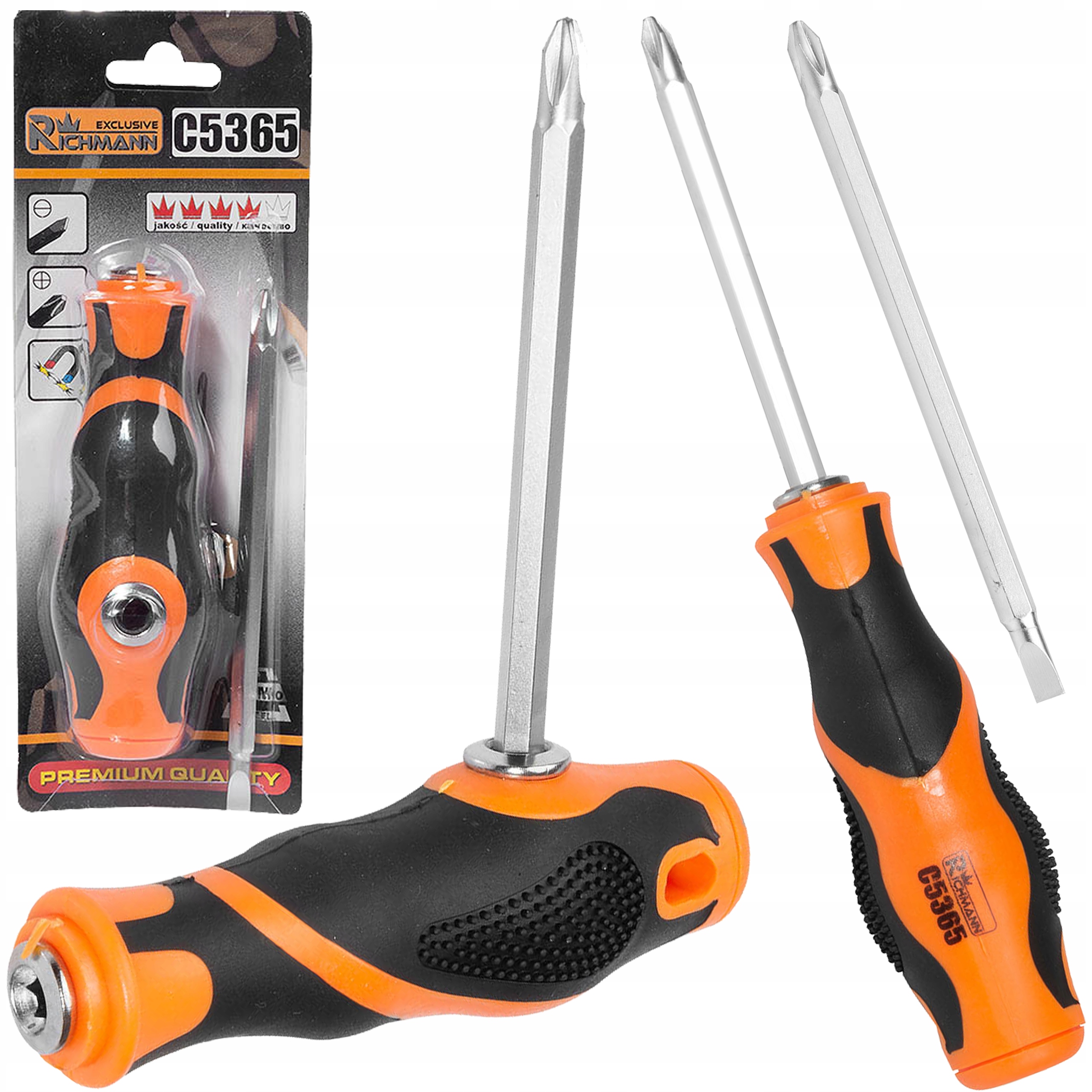 

Richmann Wkrętak Dwustronny Krzyżakowo-płaski CrMo