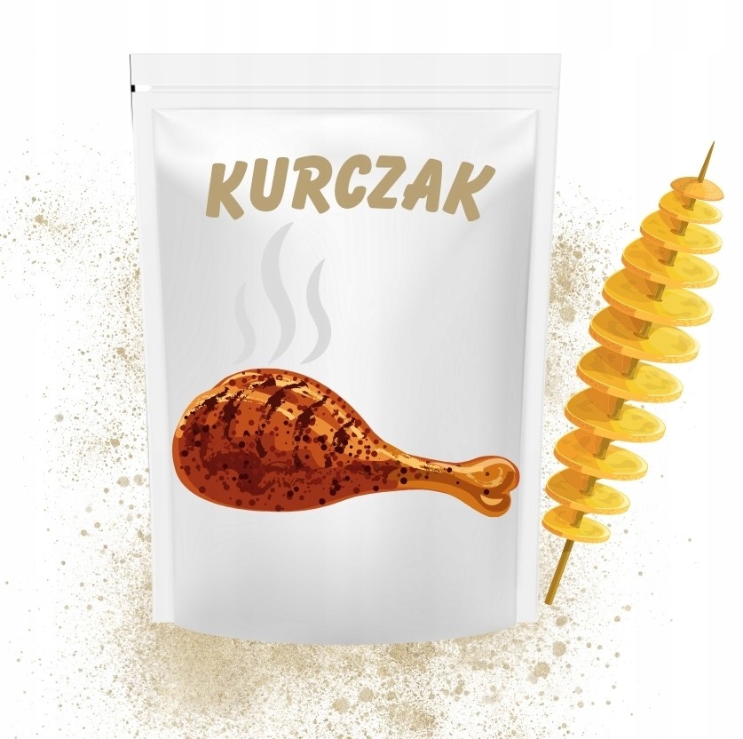 Posypka Koření Kuře 1kg Zatočený bramborový hranolek chipsy