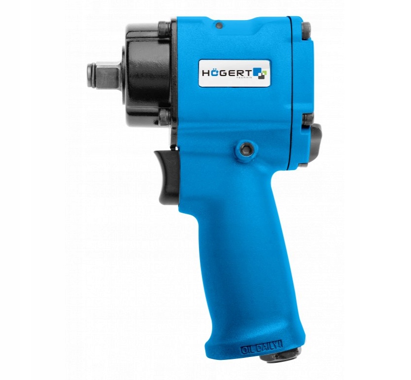 Hogert HT4R621 Mini Pneumatický Rázový Uťahovák 1/2″ 610Nm Jumbo Kladivo