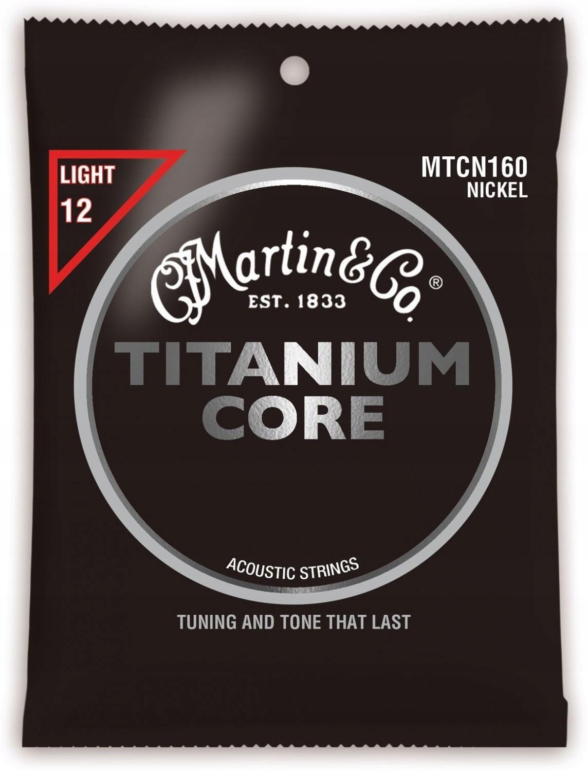 Martin TCN160 Titanium Core Light Nickel – struny pro akustickou kytaru