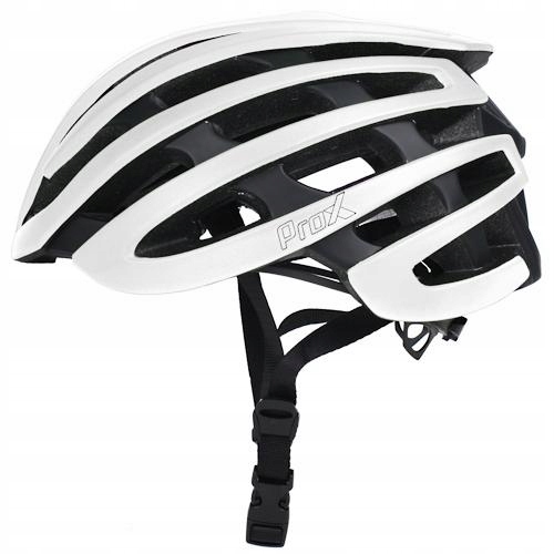 Kask Rowerowy Szosowy Prox No Limit Rozm: L (58-61cm) Biały Czarny
