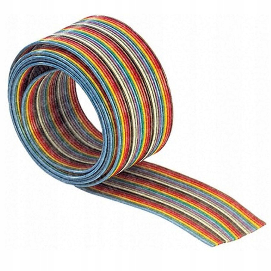 

Taśma IDC AWG28 16 żył R=30.5m kolorowa 1m