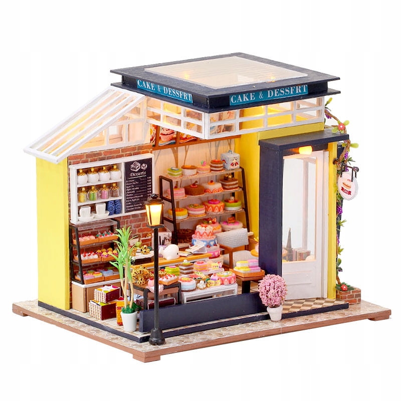 Zestaw kreatywny dla dzieci Miniaturowy domek Ptysiowe marzenie