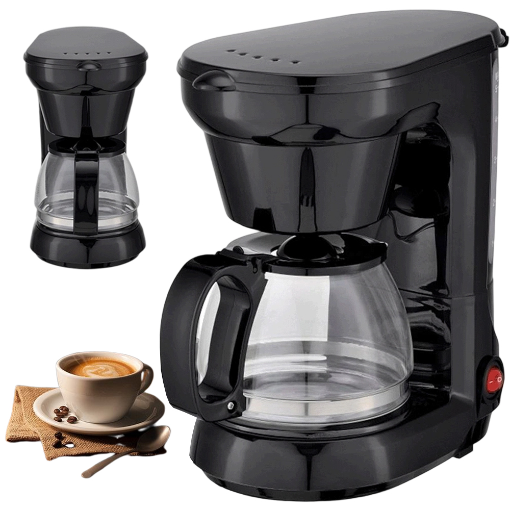 Překapávač 750 ml Automatický do kanceláře a domácnosti Černý 650 W