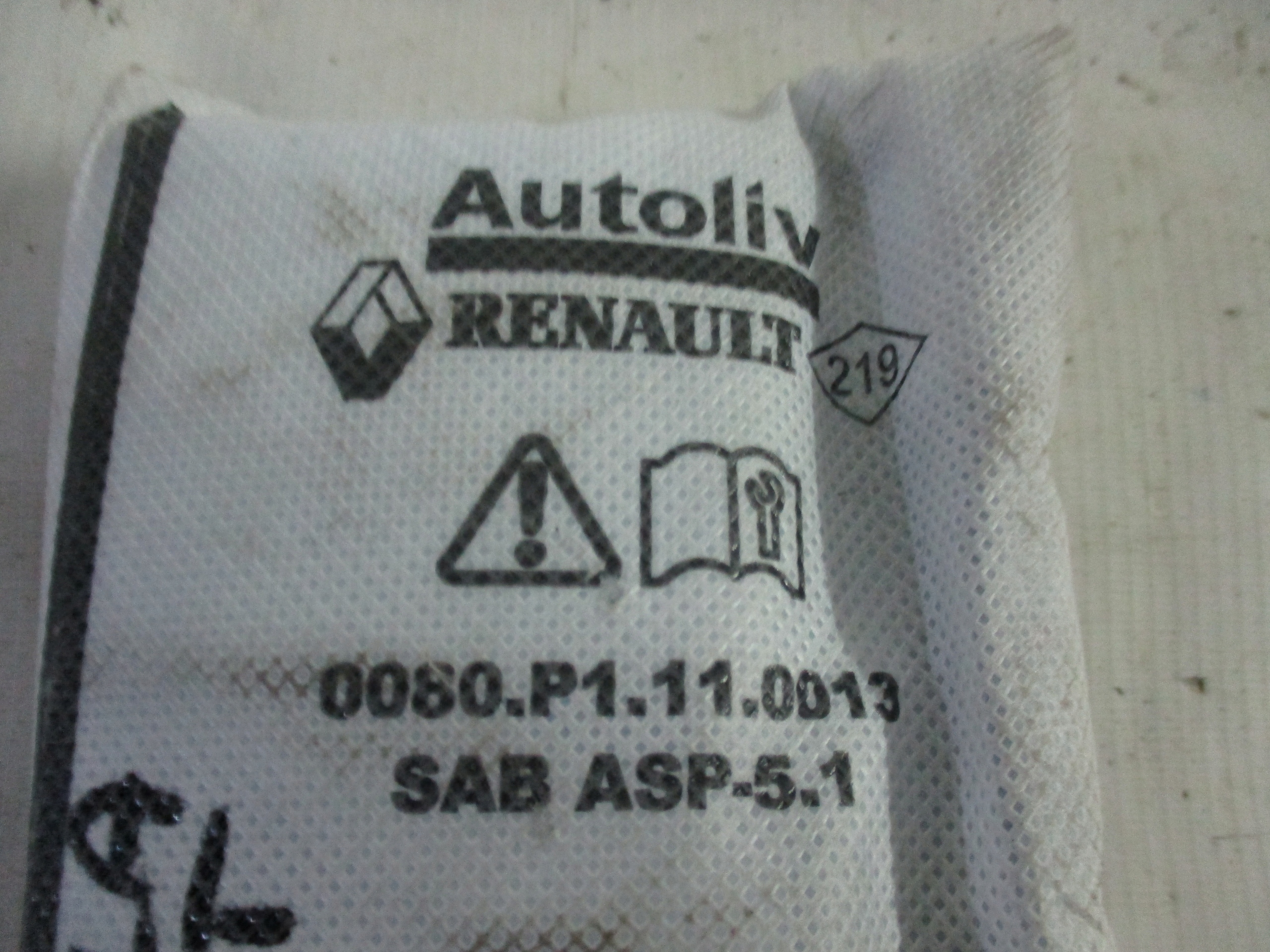 seat airbag left Renault Talisman 2015r- 985H14228R